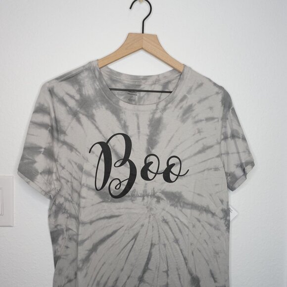 Woman's "Boo" Tie Dye Shirt - Picture 8 of 15